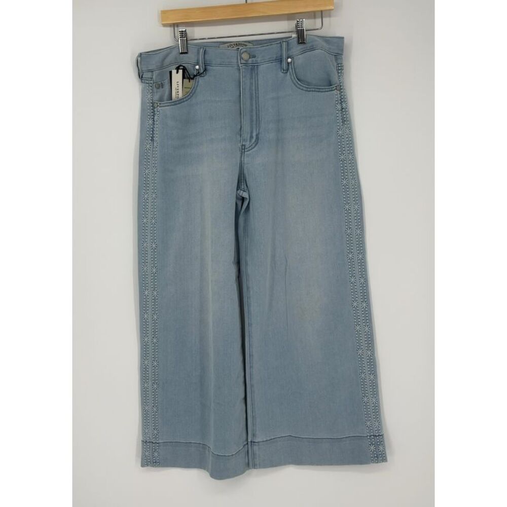 Liverpool Wide-Leg High-Rise Denim